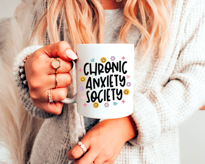 FREE Chronic Anxiety Society | Mental Health SVG