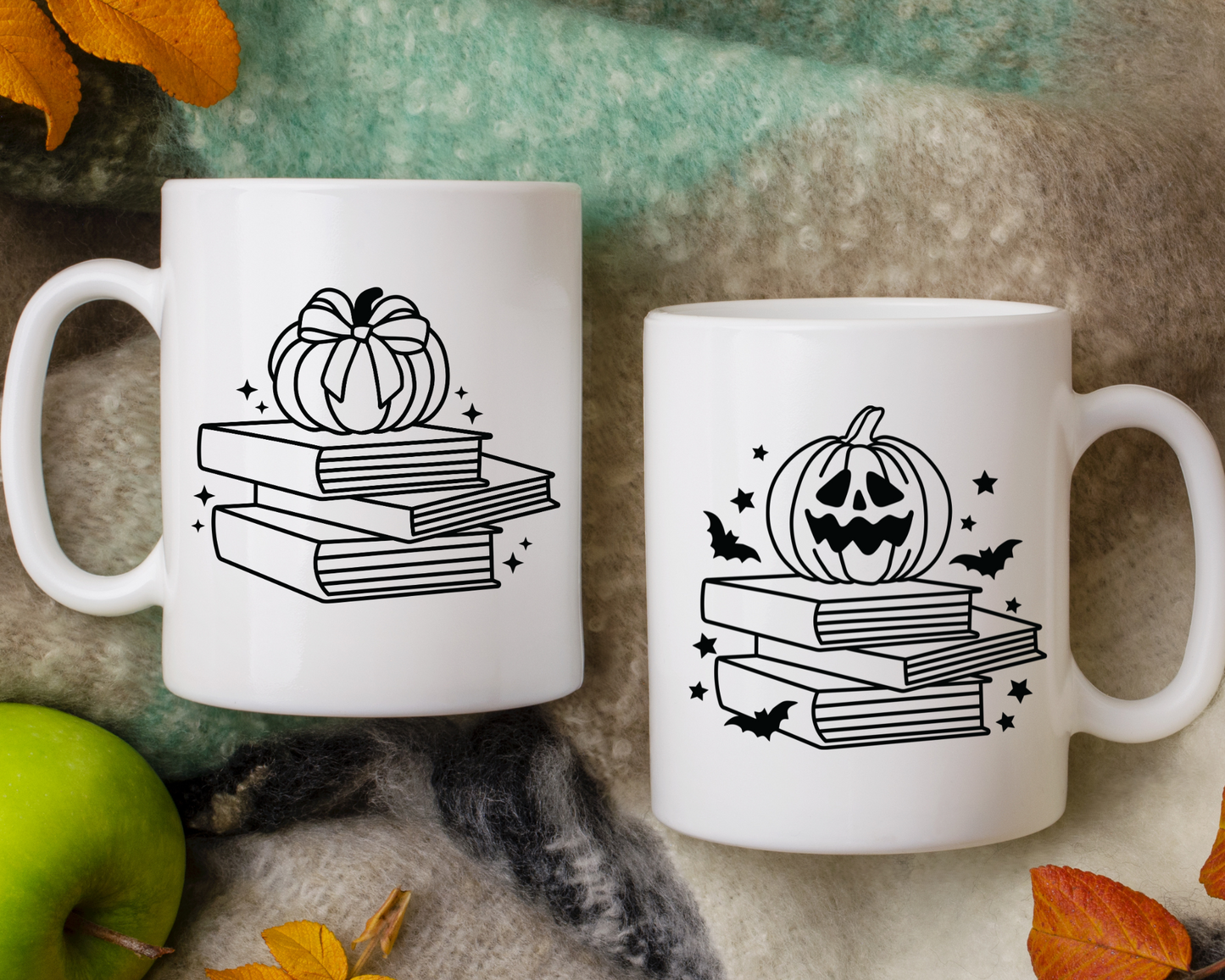 FREE Book & Spooky Pumpkin SVG | Halloween Pumpkin Outline SVG