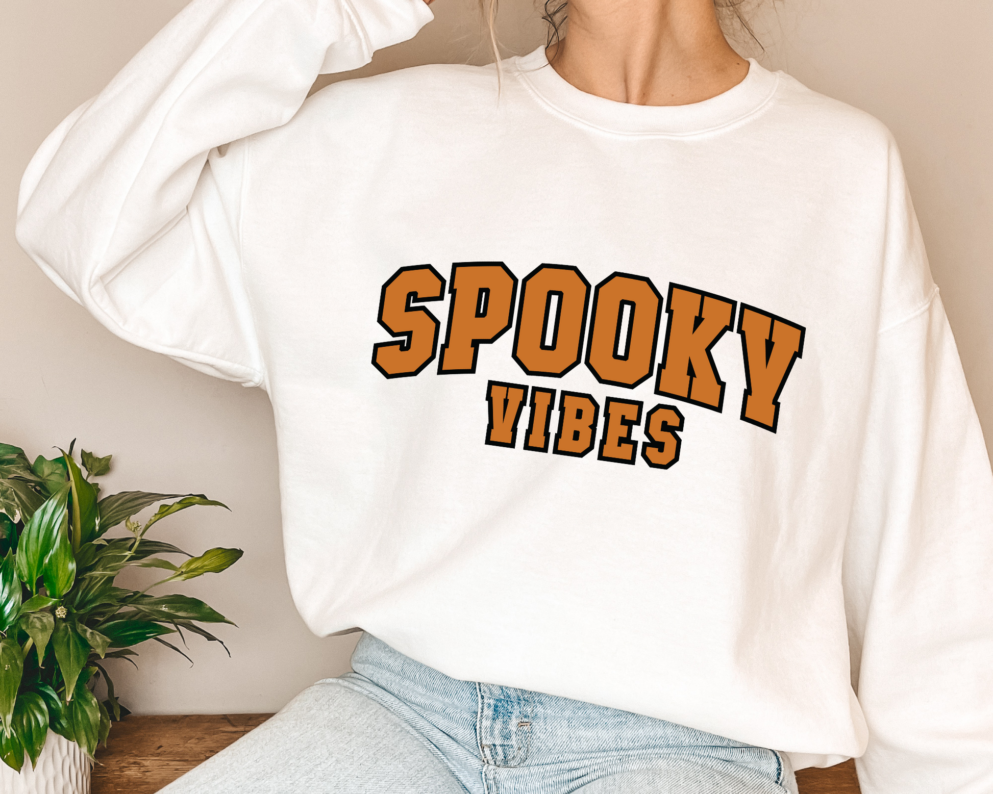 FREE Spooky Vibes SVG | Halloween Shirt SVG for Cricut DIY Project