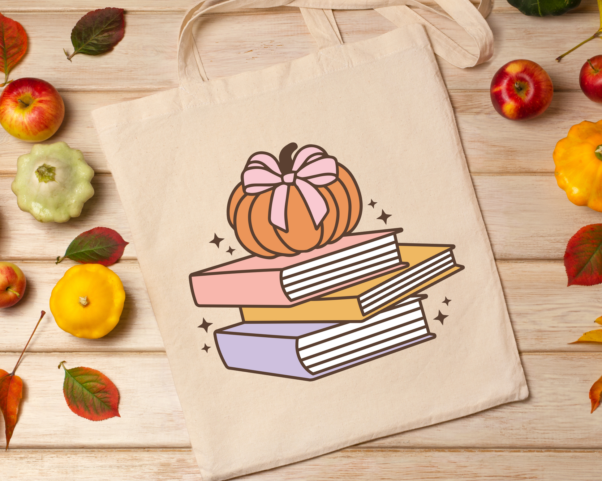 FREE Book & Pumpkin SVG | Pumpkin & Bow SVG