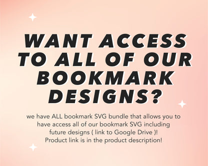 Bookmark Template SVG | Floral Bee SVG
