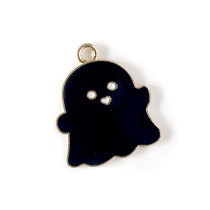 Mini Enamel Charm: Cute Ghost