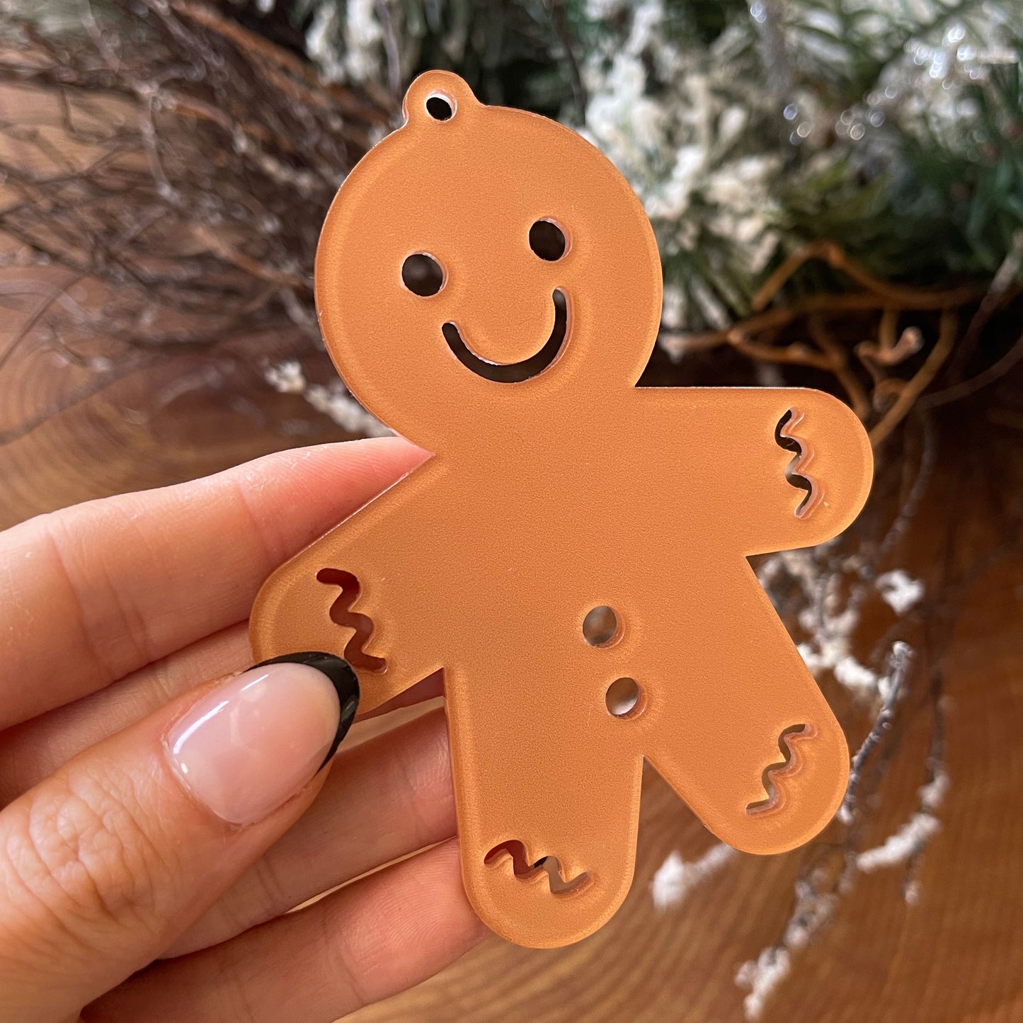 Gingerbread Man Blank | Brown