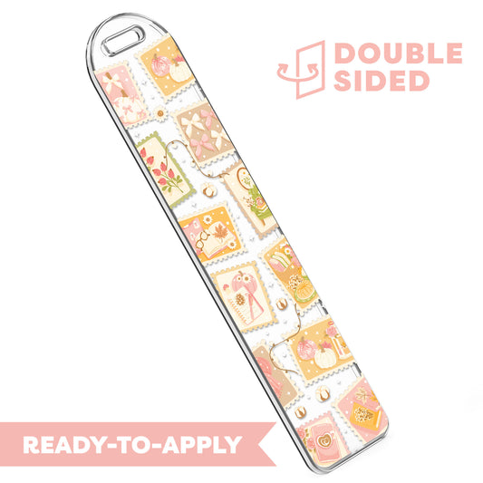 [ Double Sided ] Bookmark UV DTF Decal | Cozy Fall Stamp