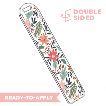 [ Double Sided ] Bookmark UV DTF Decal | Winter Garden