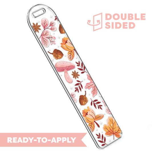 [ Double Sided ] Bookmark UV DTF Decal | Autumn Forest Magic
