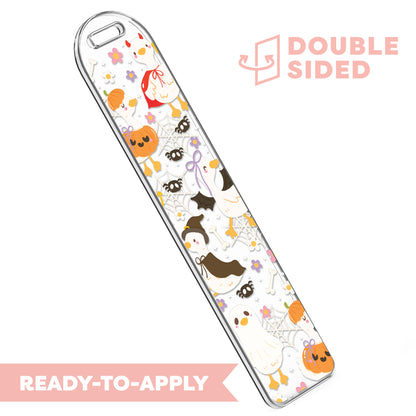 [ Double Sided ] Bookmark UV DTF Decal | Spooky Silly Goose