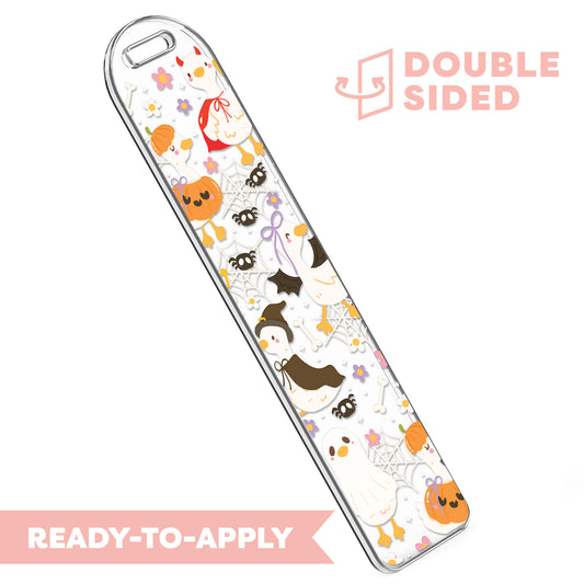 [ Double Sided ] Bookmark UV DTF Decal | Spooky Silly Goose