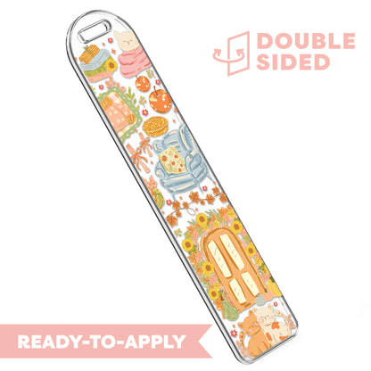 [ Double Sided ] Bookmark UV DTF Decal | Let's Cozy Up