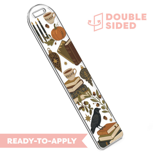 [ Double Sided ] Bookmark UV DTF Decal | Sorcerer's Study