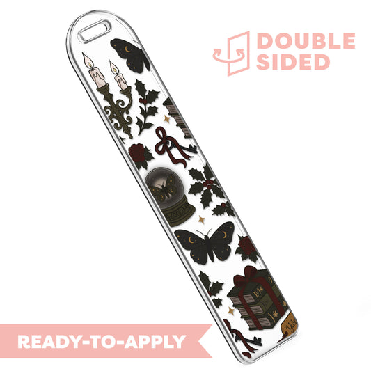 [ Double Sided ] Bookmark UV DTF Decal | Magical Dark Academy