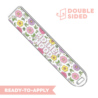 [ Double Sided ] Bookmark UV DTF Decal | Motherhood Floral
