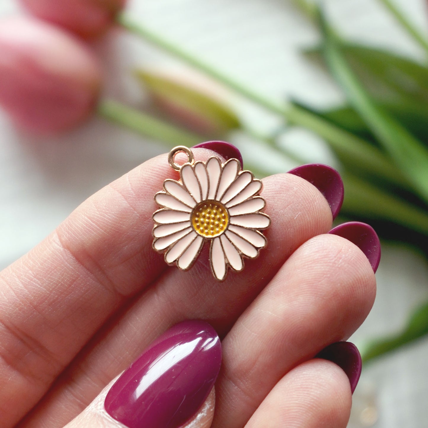 Flower Charm | 18K Gold Plated
