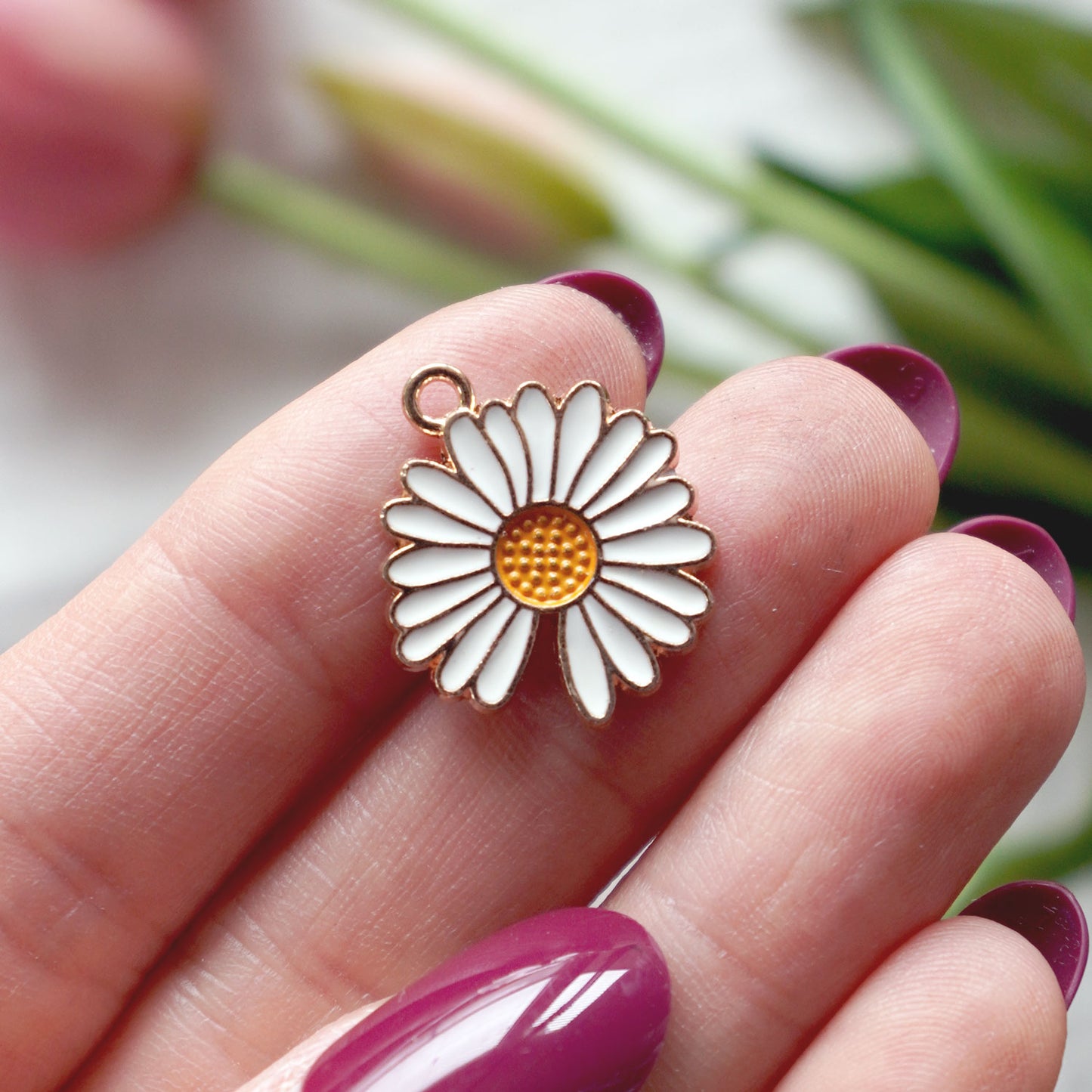 Flower Charm | 18K Gold Plated