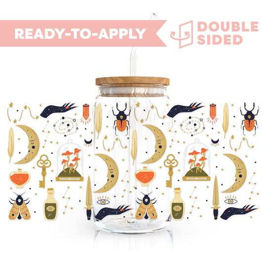 [ Double Sided ] 16oz Cup UV DTF Decal | Celestial Experiment