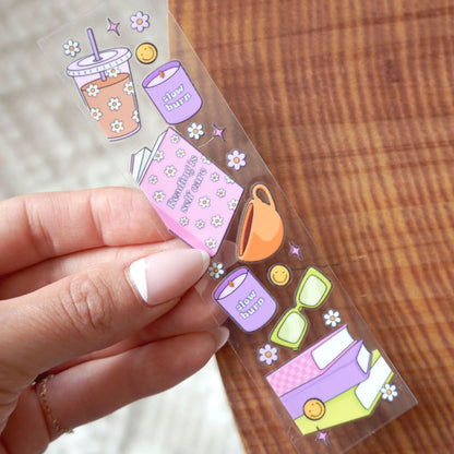 [ Double Sided ] Bookmark UV DTF Decal | Reading Is Self Care