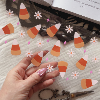 [ Double Sided ] 16oz Cup UV DTF Decal | Candy Corn Obsession