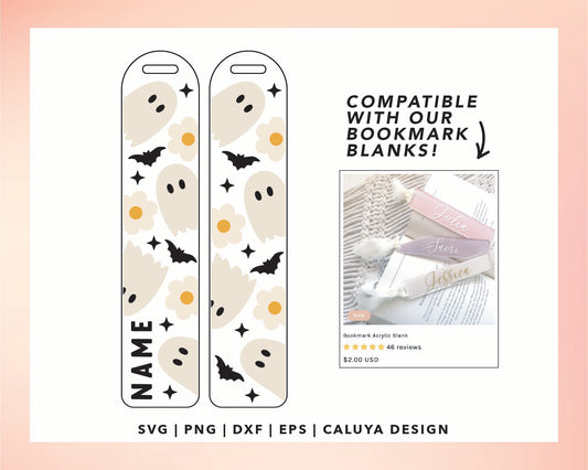 Bookmark Template SVG | Daisy Ghost SVG
