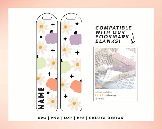 Bookmark Template  Blank Bookmark – Caluya Design