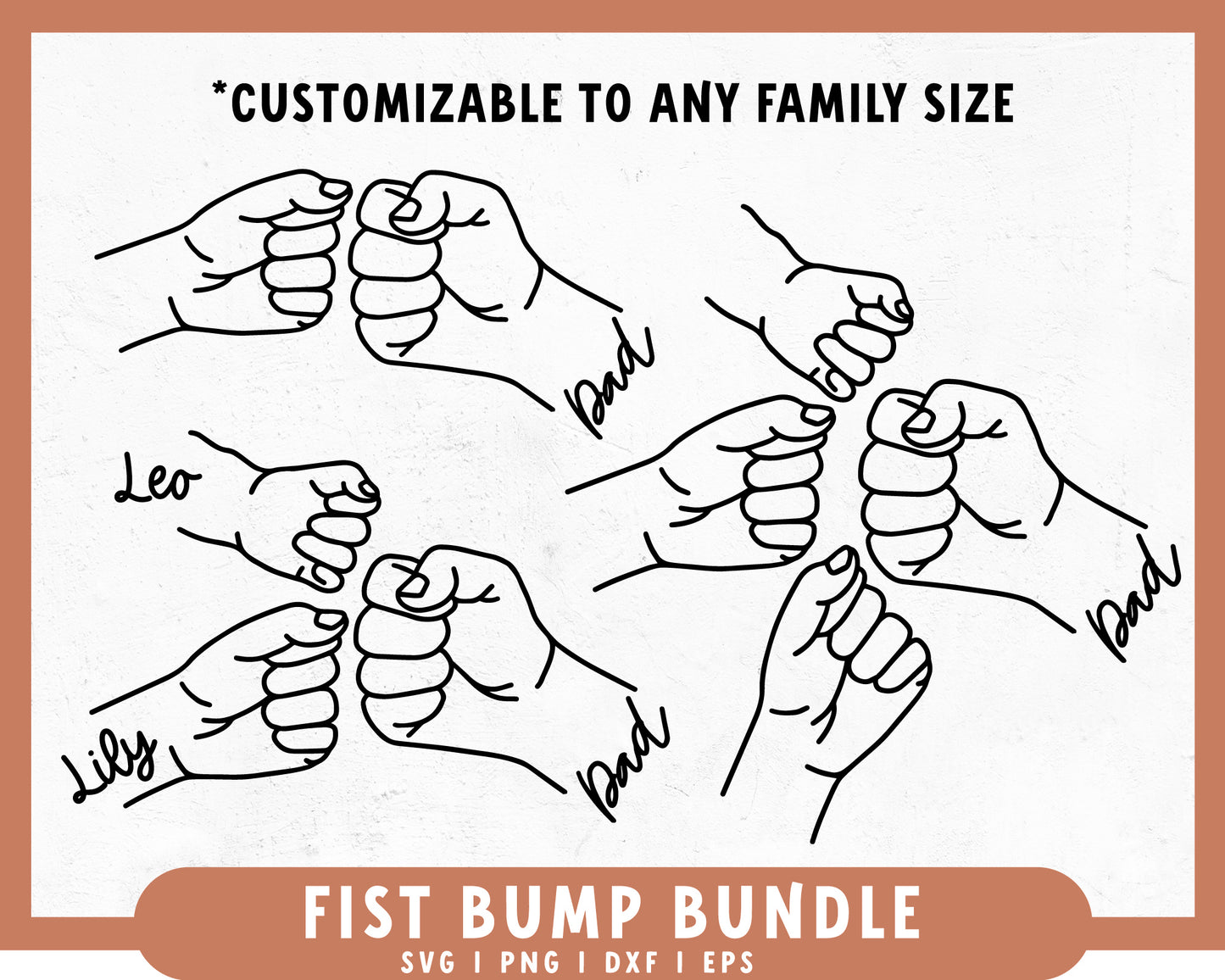 Fist Bump SVG | Father's Day SVG Bundle