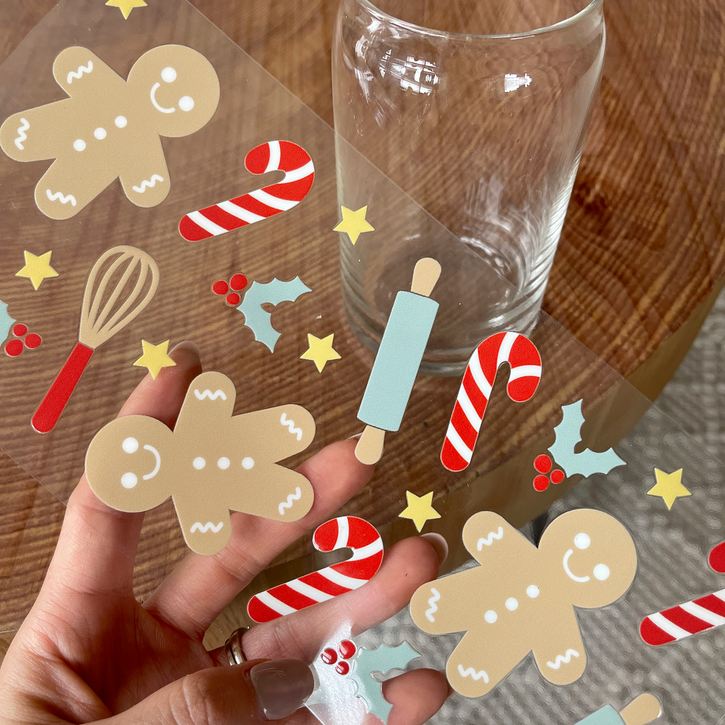 16oz Cup UV DTF Decal | Holiday Baking