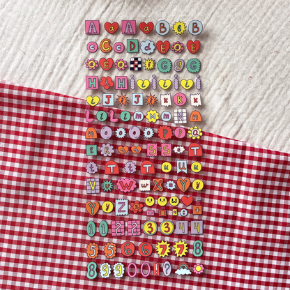 [ Double Sided ] Letter Sticker Sheet | Fun Ransom Letters