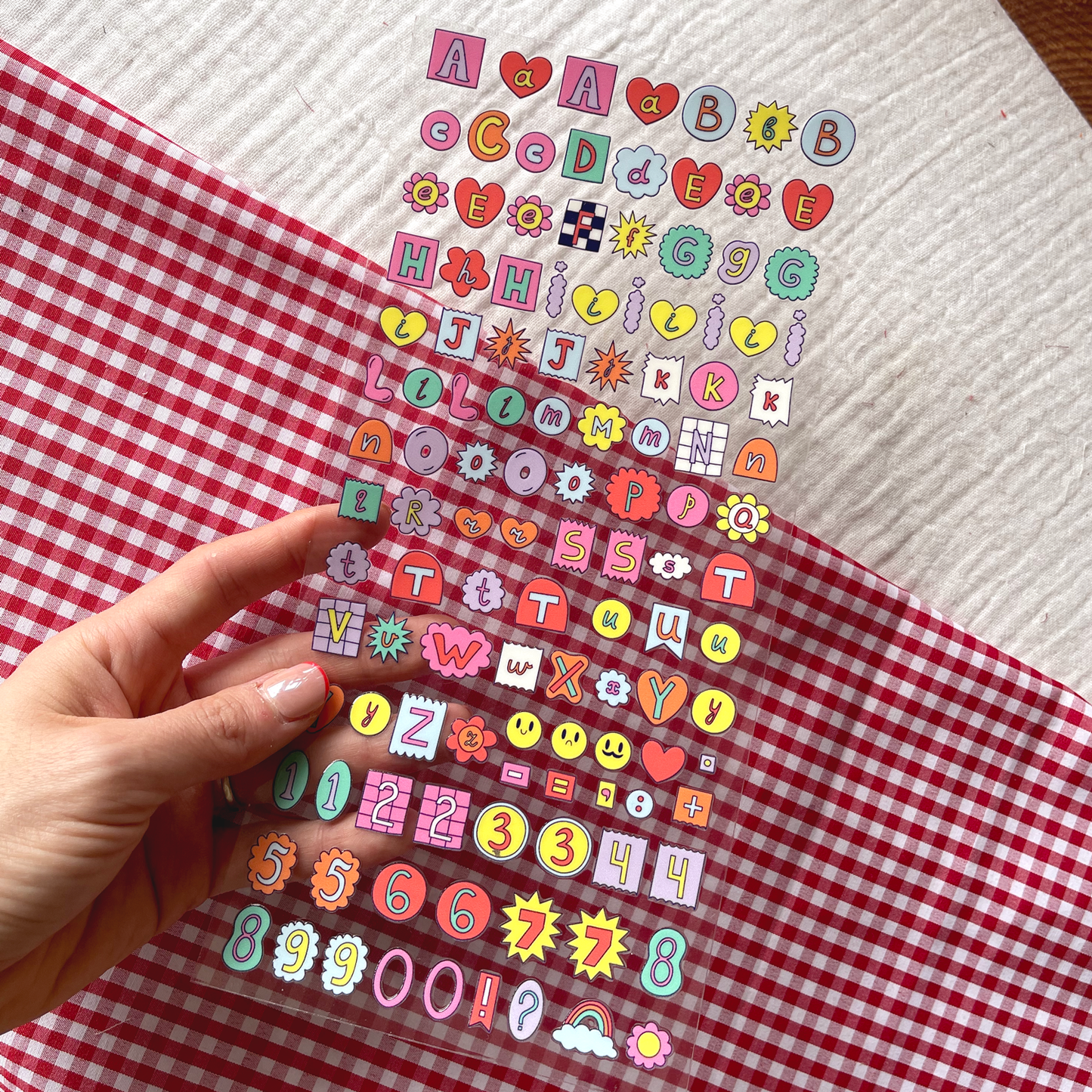 [ Double Sided ] Letter Sticker Sheet | Fun Ransom Letters