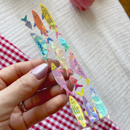 [ Double Sided ] Bookmark UV DTF Decal | Hello Sardine