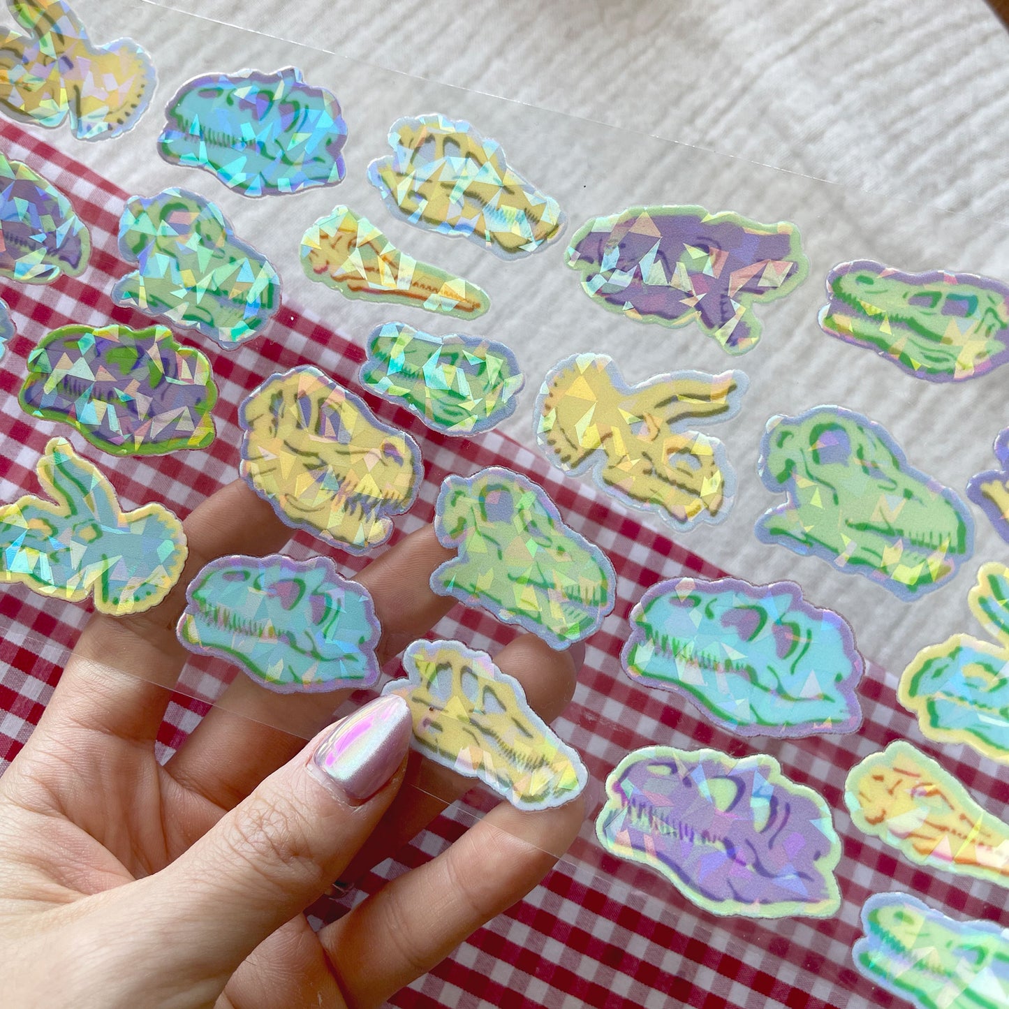 [ Double Sided ] 16oz Cup UV DTF Decal | Pop Dino