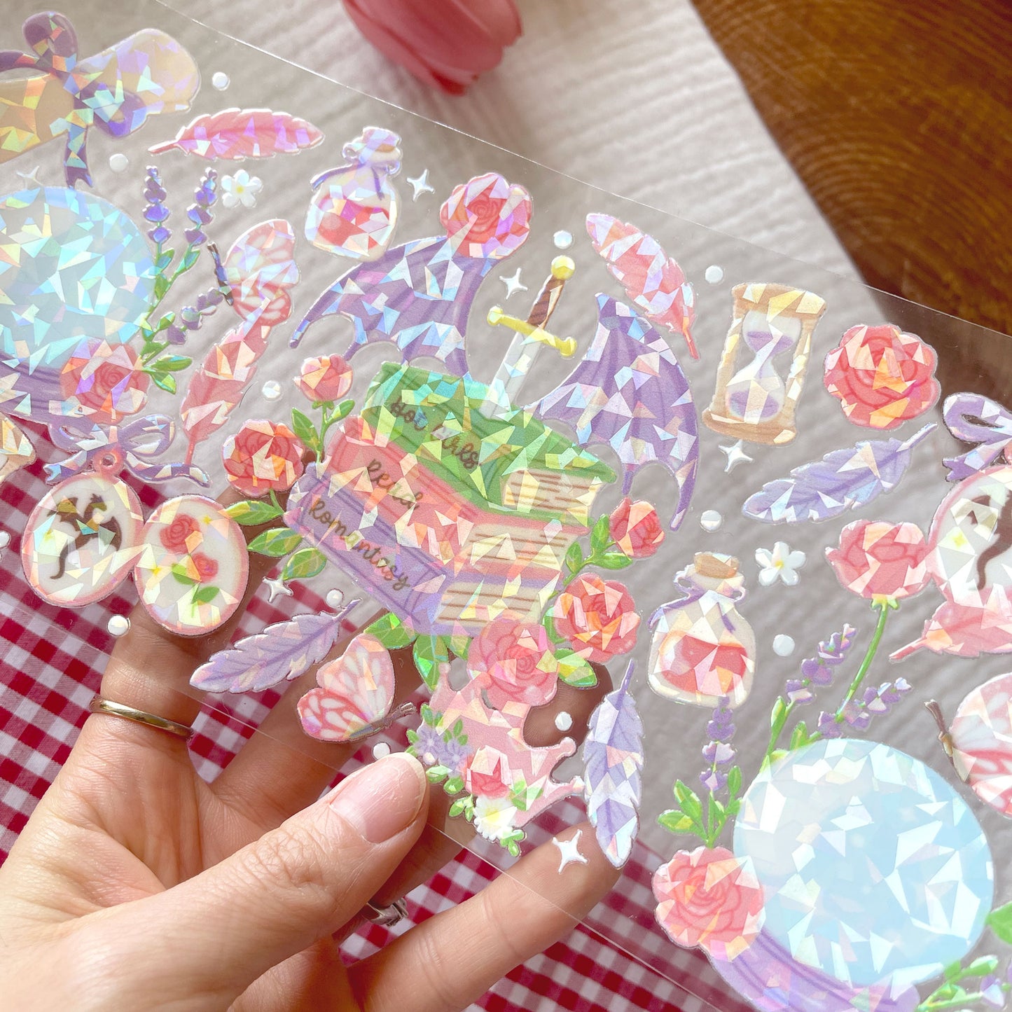 [ Double Sided ] 16oz Cup UV DTF Decal | Hot Girls Read Romantasy