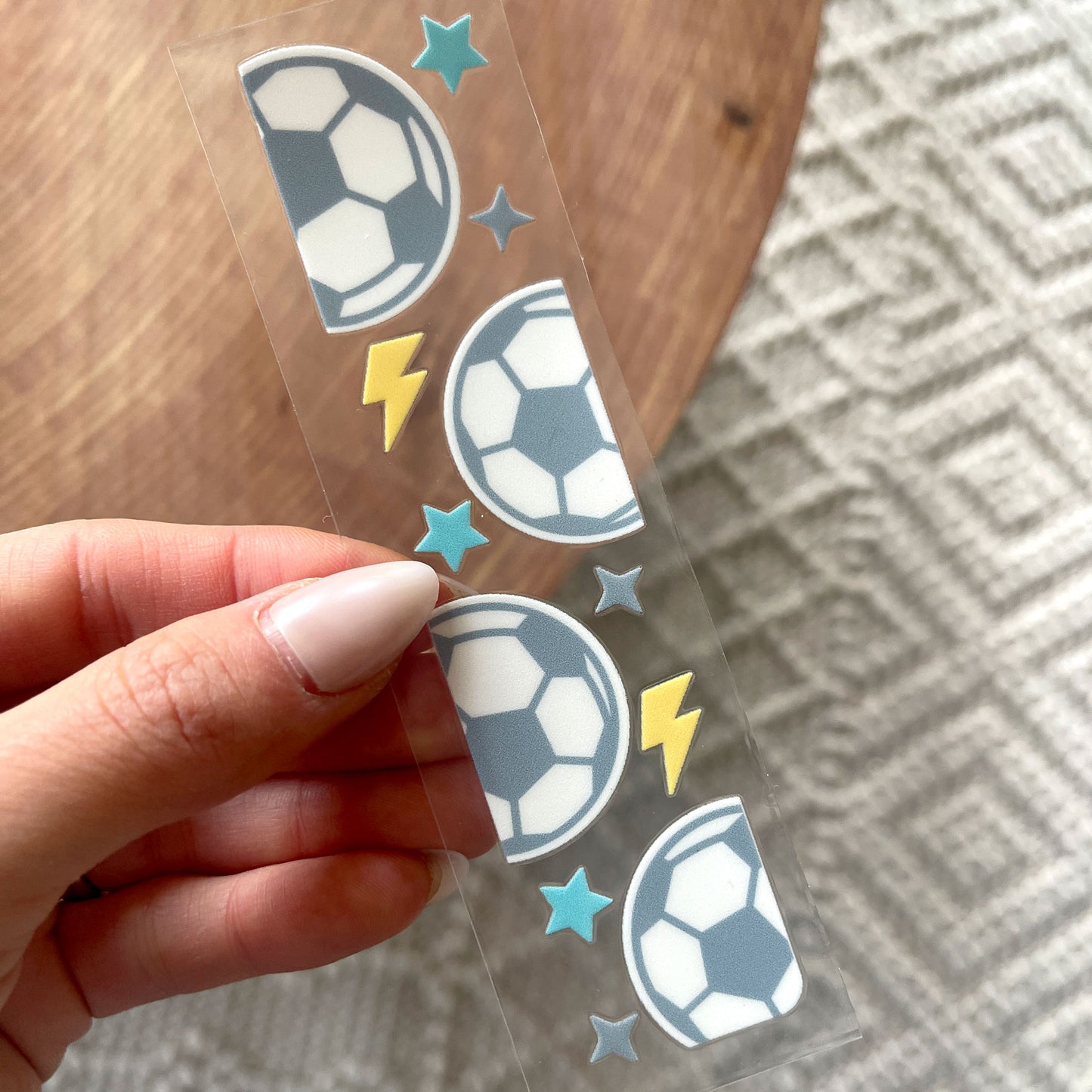 Bookmark UV DTF Decal | Soccer