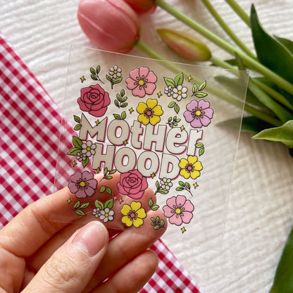 [ Double Sided ] UV DTF Transfer | Motherhood Floral