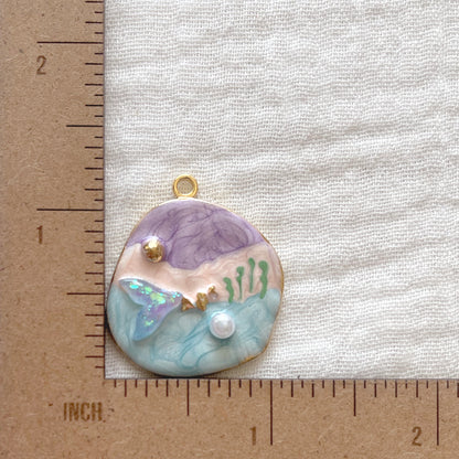 Mermaid Charm | 18K Gold Plated