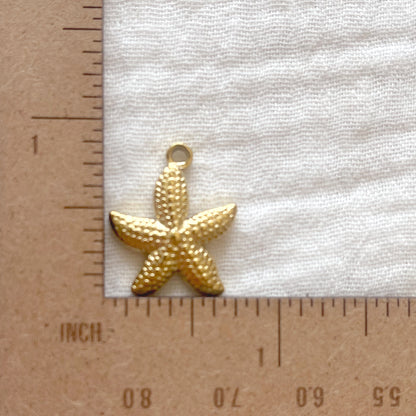 Star Fish Charm | 18K Gold Plated