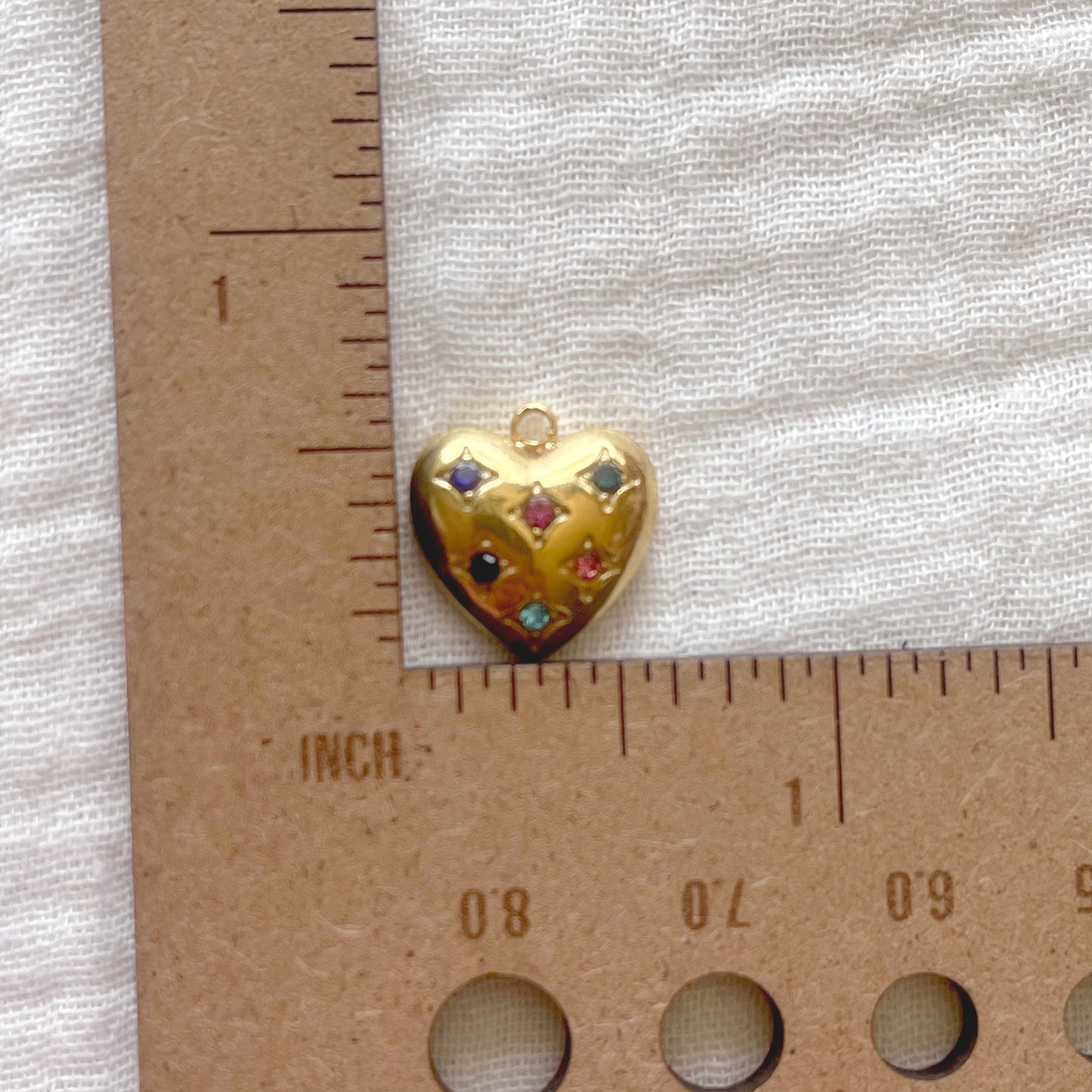 Gem Heart Gem | 18K Gold Plated