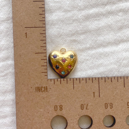 Gem Heart Gem | 18K Gold Plated