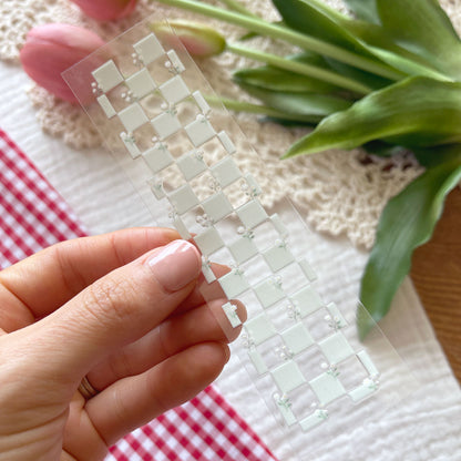 [ Double Sided ] Bookmark UV DTF Decal | Baby's Breath Field