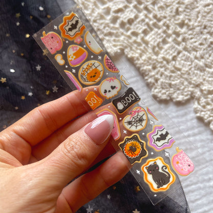 [ Double Sided ] Bookmark UV DTF Decal | Halloween Cookie