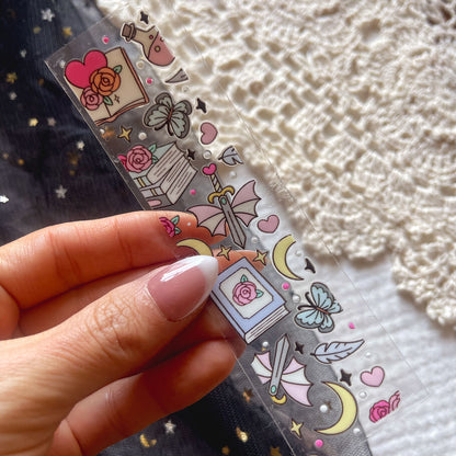 [ Double Sided ] Bookmark UV DTF Decal | Addicted To Romantasy