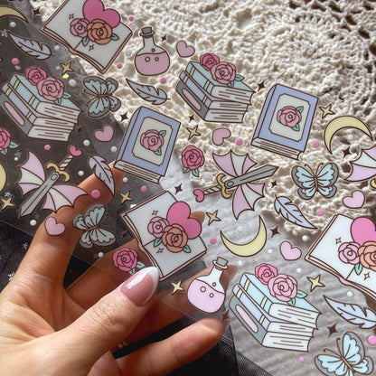 [ Double Sided ] 16oz Cup UV DTF Decal | Addicted To Romantasy