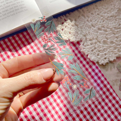 [ Double Sided ] Bookmark UV DTF Decal | Winter Forest