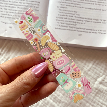 [ Double Sided ] Bookmark UV DTF Decal | Coquette Kitchen