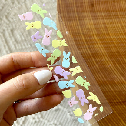 Bookmark UV DTF Decal | Easter Bunny Candy