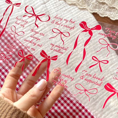 [ Double Sided ] 16oz Cup UV DTF Decal | Baddie's Affirmation