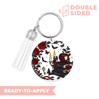 [ Double Sided ] Circle UV DTF Decal | Sweet Poisoned Apple