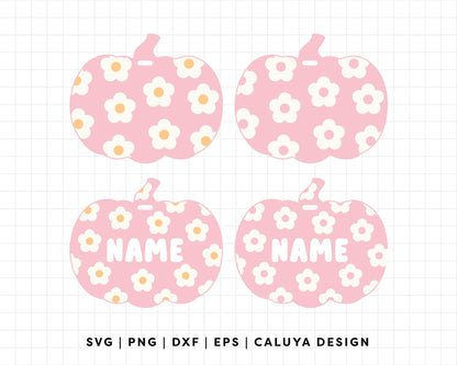 FREE Retro Flower for Pumpkin Acrylic Blanks