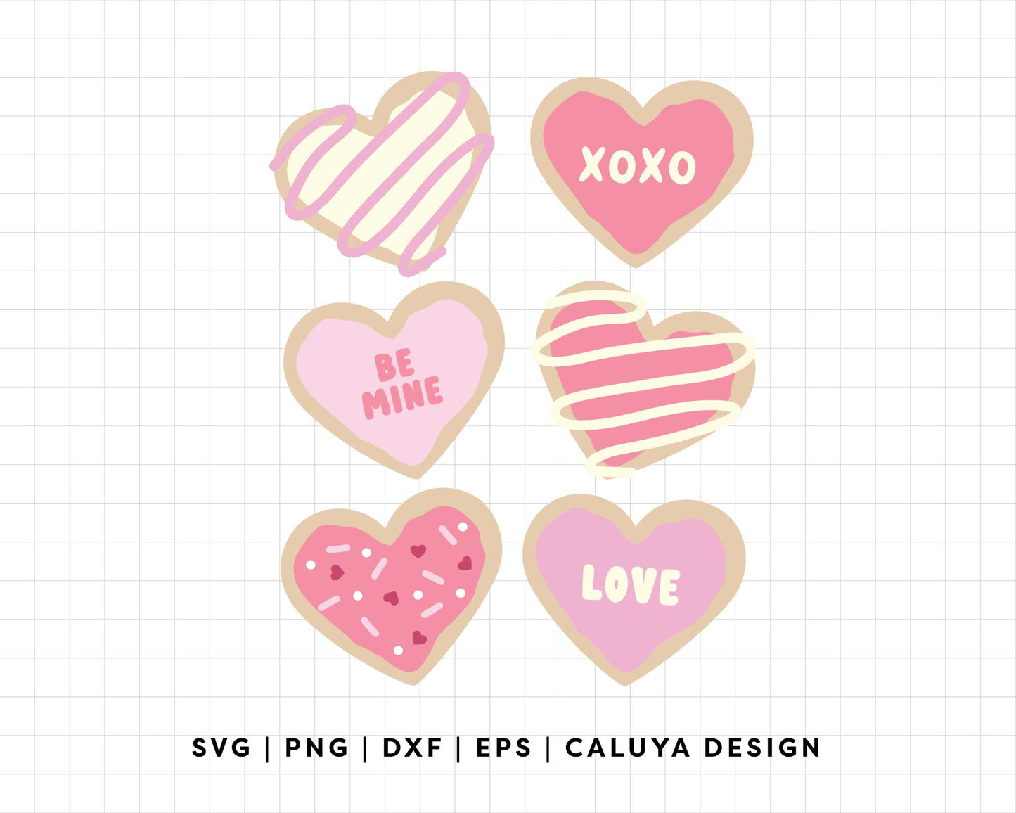 FREE Valentine's Day SVG | Heart Cookie SVG