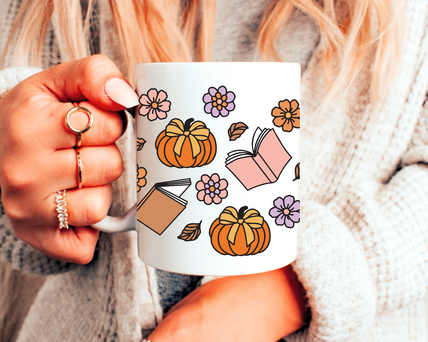 FREE Fall Pumpkin SVG | Reading Season SVG