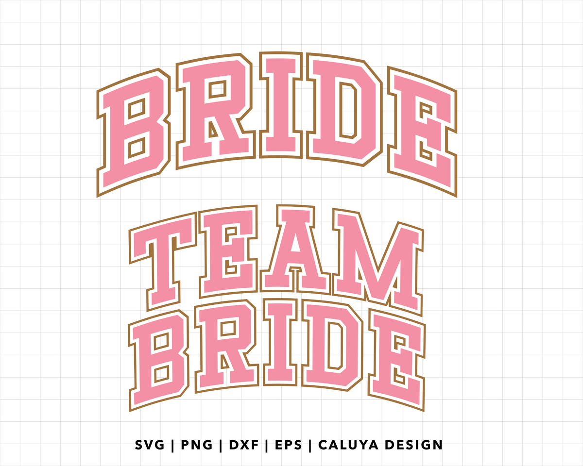 FREE Bride SVG | Team Bride SVG Cut File for Cricut, Cameo Silhouette ...