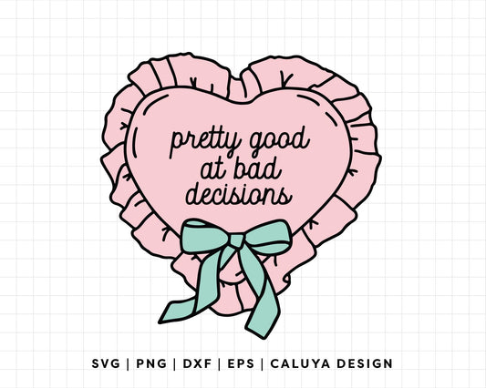 FREE Girly Things SVG | Heart Ruffled Pillow SVG